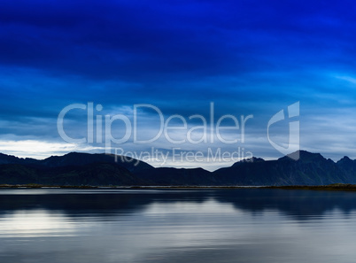 Horizointal vivid Norway fjord nature landscape background backd