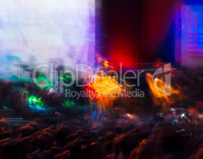 Horizontal vivid music club concert performance light abstractio