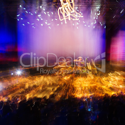 Square vivid music concert performance light abstraction backgro