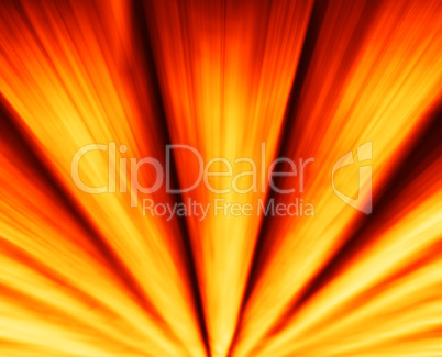Horizontal orange golden sun rays abstraction background backdro