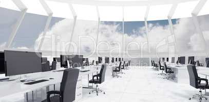 Composite image of office furniture