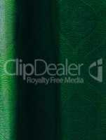 Vertical vivid vibrant green curtain drapery background backdrop