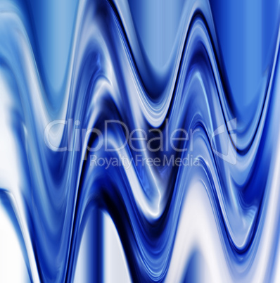 Vibrant bue digital twirl abstraction