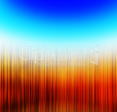 Square vivid orange blue forest landscape blur abstraction backg