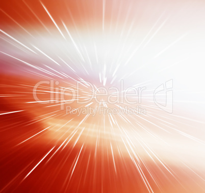 Square vibrant warm color explosion radial blur abstraction back