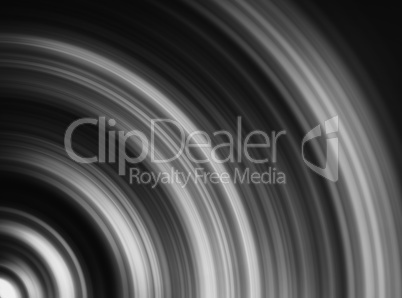 Horizontal vivid black and white vinyl radial swirl twirl busine