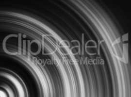 Horizontal vivid black and white vinyl radial swirl twirl busine