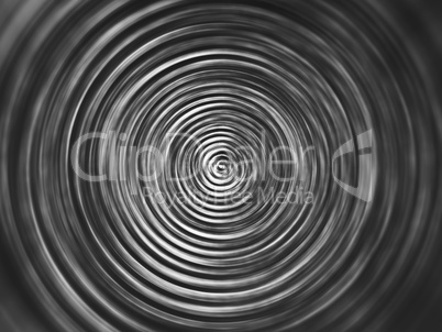 Horizontal black and white swirl teleport illustration backgroun