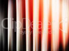 Vertical vivid metal panels with orange light leak background