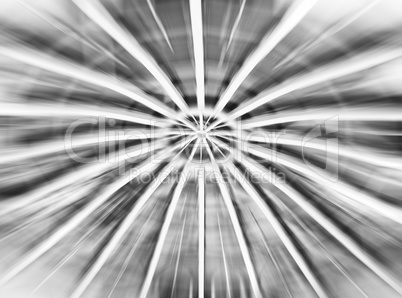 Black and white blur abstract zoom backdrop