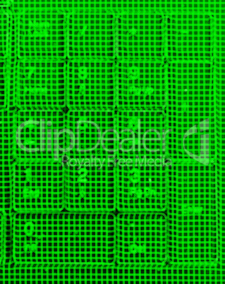 Vertical green matrix keypad abstraction backdrop