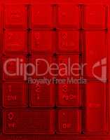 Vertical red matrix keypad abstraction backdrop