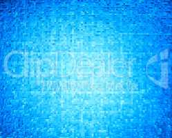 Horizontal cyan 3d cube extruded blocks abstract background