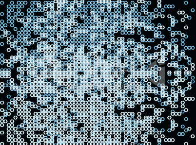 Horizonta dark blue hexagon illustration background
