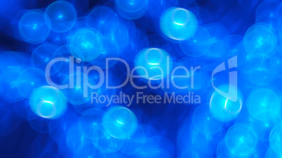 Horizontal blue water blobs bokeh background