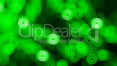 Horizontal green bokeh background