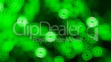 Horizontal green bokeh background