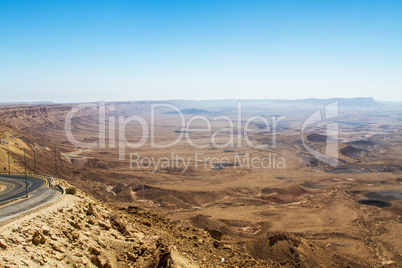 National geological park HaMakhtesh HaRamon. Israel .