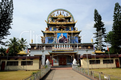 Golden Temple in Kushalnagar, Indien