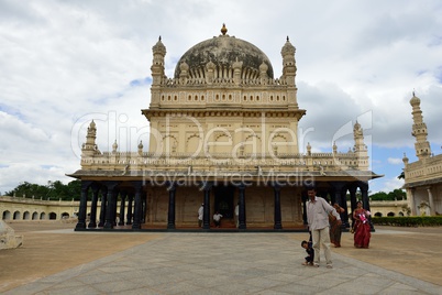 Tipu Sultan's Sommerpalast in Mysore, Indien
