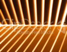 Diagonal orange light and shadow panels background