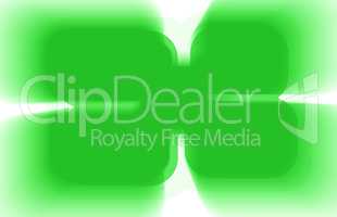 Horizontal green clover abstract illustration background