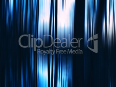 Vertical vivid dark blue curtains motion blur backdrop