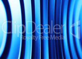 Vertical motion blur curved blue lines illustration background