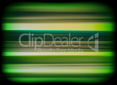 Horizontal vivid green interlaced tv static noise lines abstract