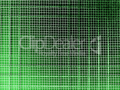 Horizontal green grid illustration background