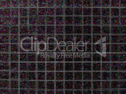 Horizontal dark maze grid illustration background