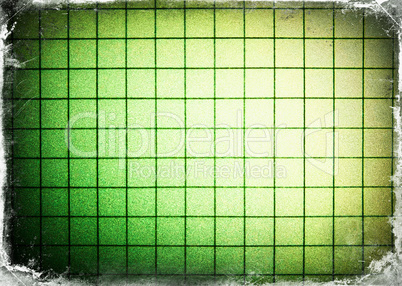 Horizontal green film scan plate illustration background