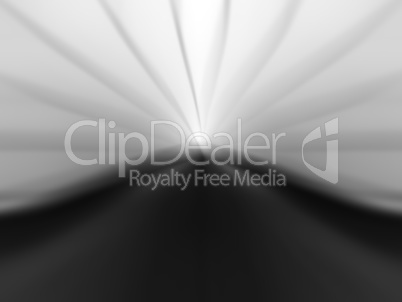 Horizontal black and white virtual tunnel illustration background