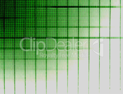 Horizontal green vintage tv grid illustration background