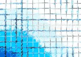 Horizontal blue grid abstract illustration background