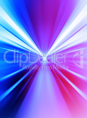 Pink and purple abstract teleport tunnel motion blur background