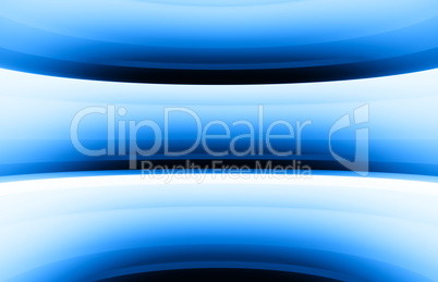 Blue virtual store shelves illustration background