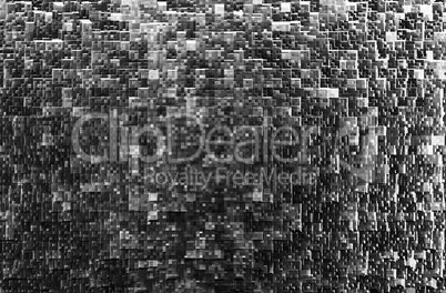 Horizontal black and white dark blocks illustration background