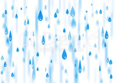 Vertical rain water drops illustration background