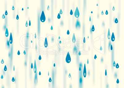 Vertical rain water drops vintage illustration background