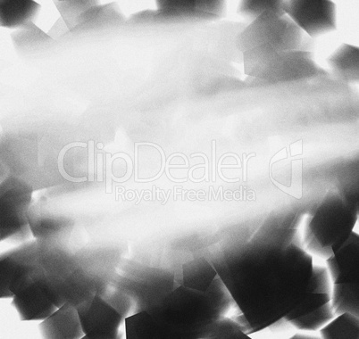Black and white noise glowing abstraction backdrop
