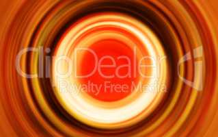 Orange swirl sun illustration background