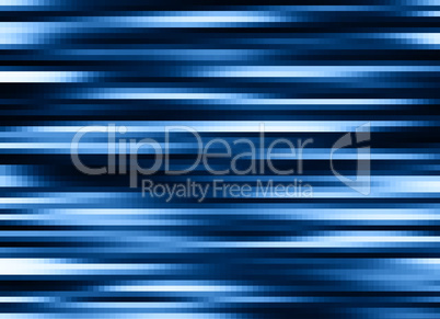 Horizontal blue digital cubes illustration background