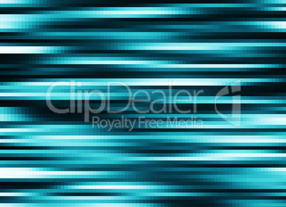 Horizontal aqua digital cubes illustration background