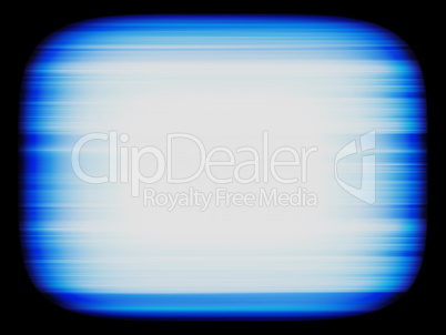 Horizontal blue retro vintage tv screen abstraction background b