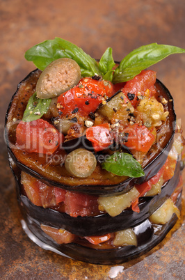 Appetizer of eggplant