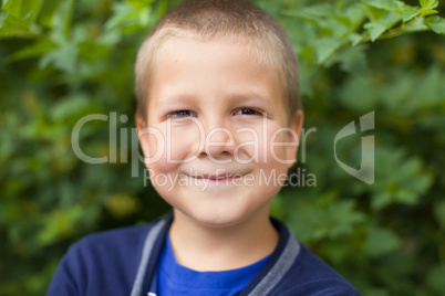 Portrait of a boy in nature