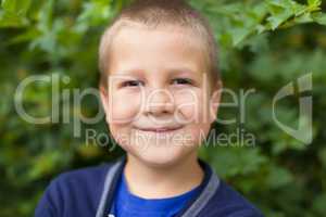 Portrait of a boy in nature