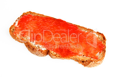 Brot mit Marmelade