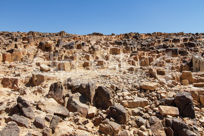 National geological park HaMakhtesh HaRamon. Israel .